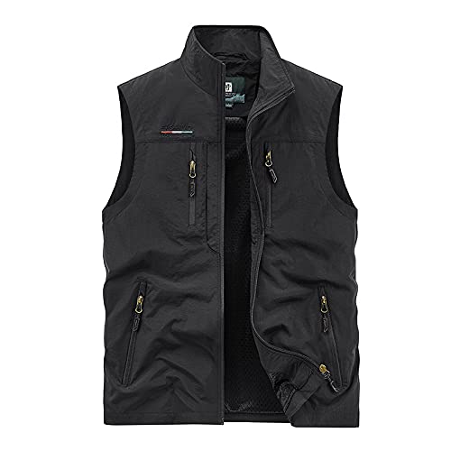 Veste de sport de voyage sans manche et gilet de pêche homme casual
