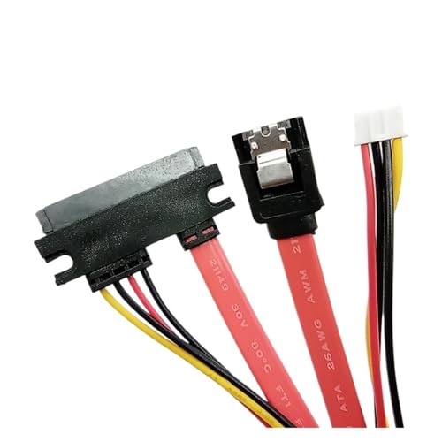 Cable SATA 22P a 4P en ángulo 0.4m miniatura 2