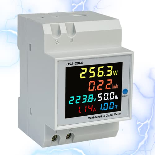 Aifizo D52-2066 Digitaler Stromzähler Hutschiene