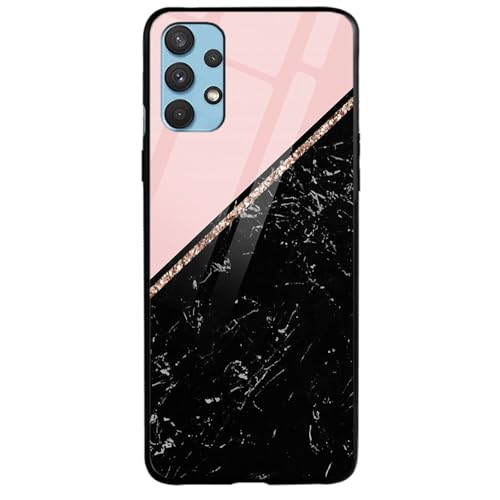 Image of COLORflow Back Cover Compatible with Samsung Galaxy A23 4G / A23 5G | Black Marble Pink | Shockproof TPU Bumper Cover with Camera Protection Back Cover