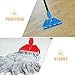 SOLUSTRE Detachable Mop Head Clips Replacement Clamp for Mop Handle Sturdy Plastic for Home Cleaning Compatible Bathroom and Kitchen Use