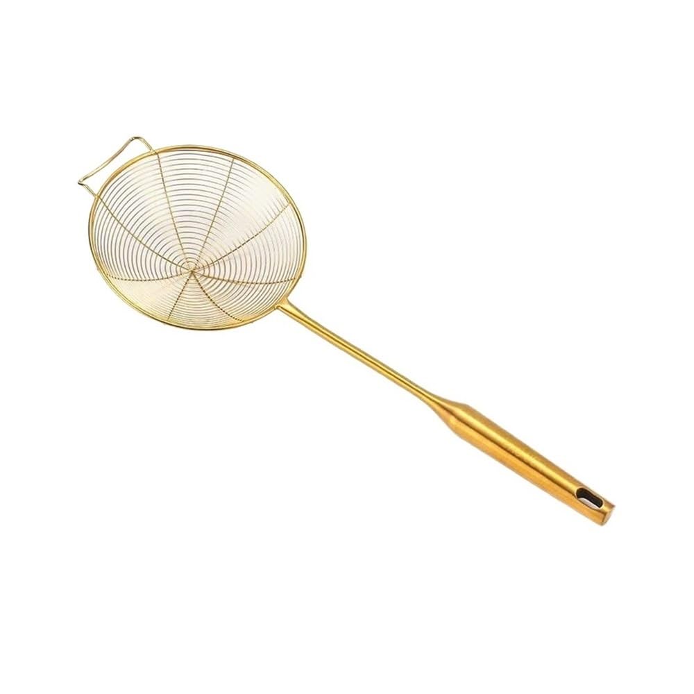 Cesta para freidora Cesta for freír dorada de acero inoxidable(Grande)
