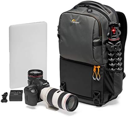 Lowepro LP37332-PWW Fastpack BP 250 AW III Mirrorless DSLR Camera Backpack with QuickDoor Access and 13 Inch Laptop Compartment DSLR accessories-- 300D Ripstop - Grey