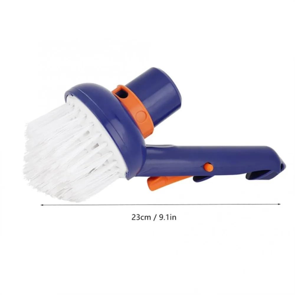 Kit d'entretien aspirateur Piscine Aspirateur à Brosse pour Piscine Accessoires de Nettoyage multifonctionnels Petites brosses à tête d'aspiration(3PCS)