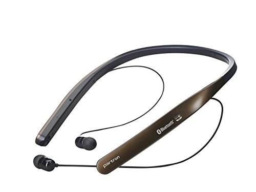 Partron PBH-200 Bluetooth Wireless Headset/Headphone aptX 2-MIC Long Battery HD Stereo Perfect Fitting