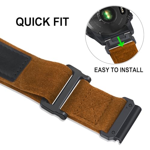 Correa de cuero 26mm para Garmin Fenix 8 y más miniatura 2