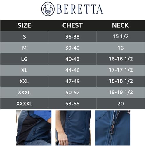 Image of Beretta Men's Windshell EVO Watertight Vest | Turkey hunting, outdoor range, lightweight, regular fit apparel
