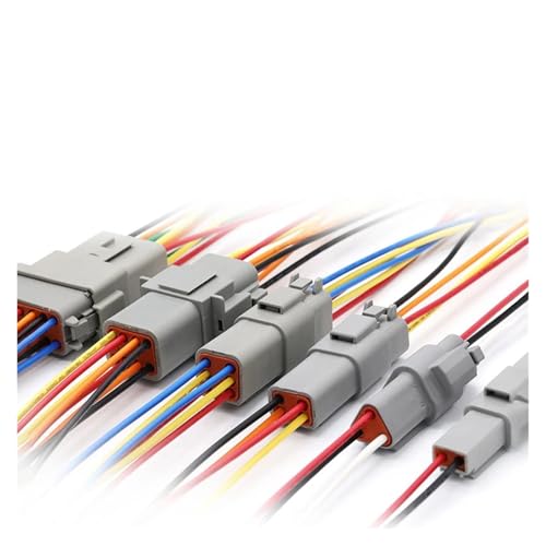 Conector DT 4P hembra con arnés de cable de 15 cm DT04-2P conector eléctrico 2P 3P 6
