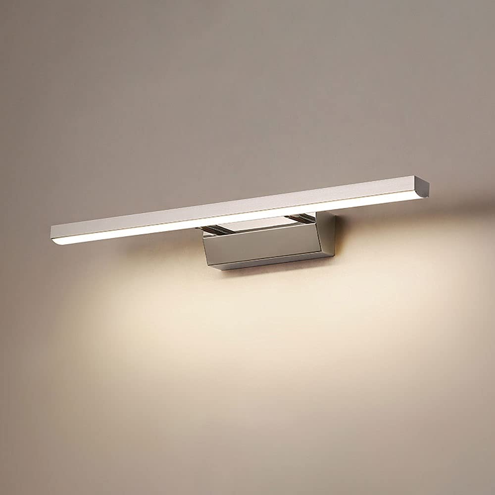 Lampada Specchio Frontale Led per Bagno, Luci Specchio in Metallo per Trucco, Illuminazione per Trucco, Lampade a Scomparsa per Armadio Specchio e Tavolo da Toeletta Bagno/3 Color Mode/40Cm