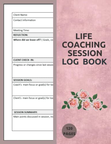 Life Coaching Session log Book: Life Coaching Session Appointment Planner,