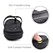 jiajiale Womens Fashion Orthotic Flip Flops Ladies Slip On Lightweight Comfortable Thick Cushion Yoga Mat Thong Sandals With Plantar Fasciitis Arch Support Black 7.5