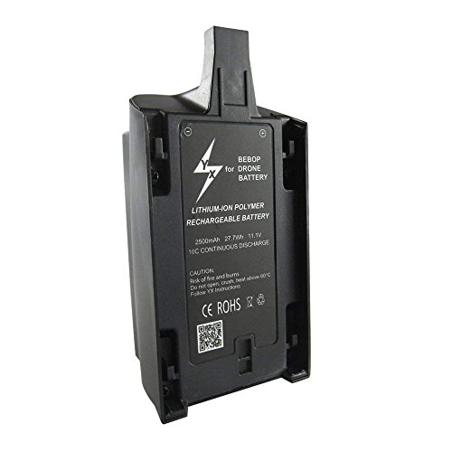 Rantow Intelligent Flight Lipo Battery Compatible with Parrot Bebop Drone RC Mini Drone 2500mAh 11.1V Battery