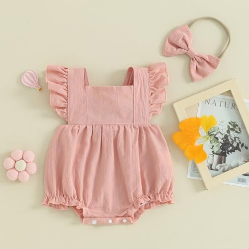 Refined and 

Newborn Baby Girl Clothing Set: Romper, Bodysuit, and Headband