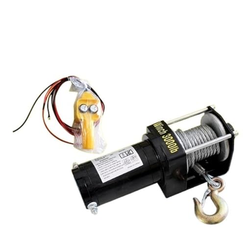 Grúa para Vehículo Montada 12V 3000lbs Manual DOLUNTO