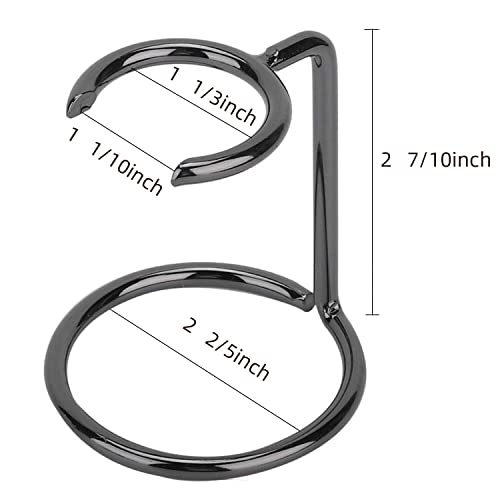 Shave Brush Stand Stainless Steel For Badger Shaving Brushes Holder Height 2.8Inch/7Cm Space Saver #TOP2