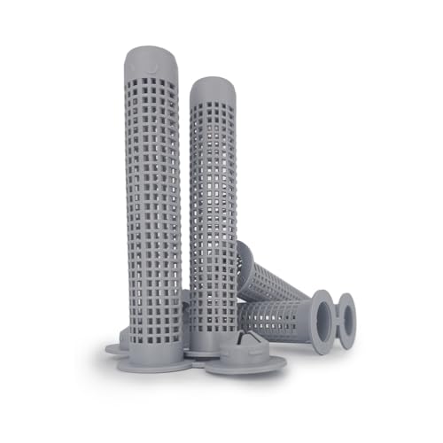 VOOXA Optimal - Fundas de plástico para mortero compuesto, 16 x 85 mm, 10 unidades, para rosca M8 M10, manguito de anclaje de plástico para rellenar con mortero de inyección, duradero y firme