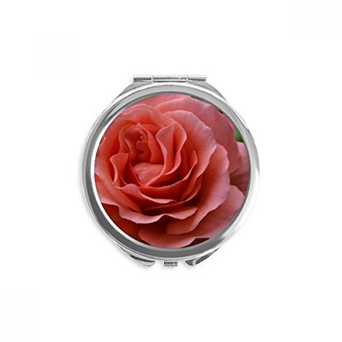 Miroir de poche feuilles vertes roses pour retouche maquillage nomade quotidien