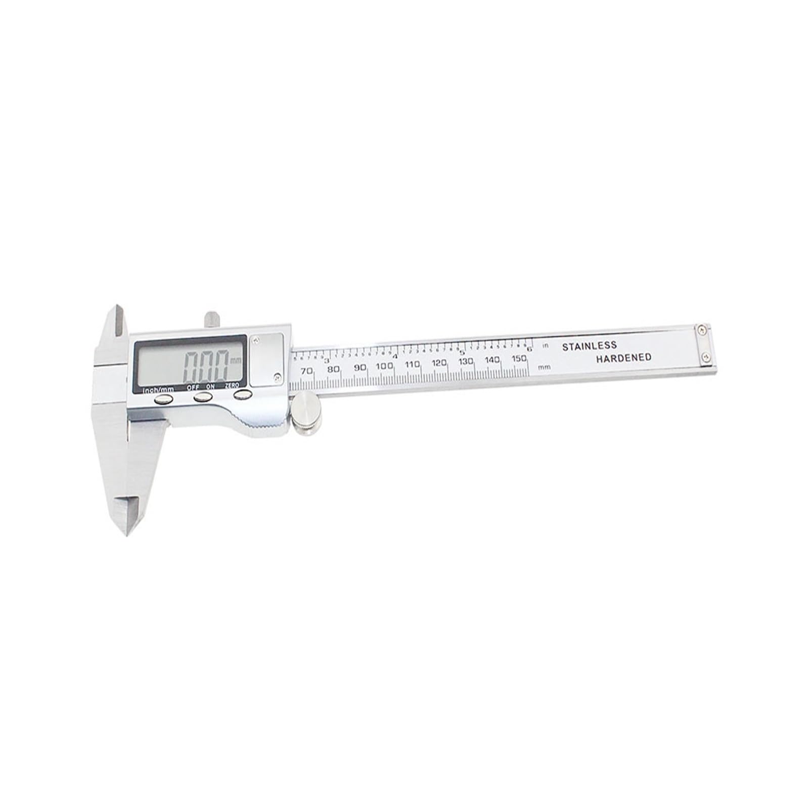 Pies de Rey Calibrador Vernier Digital electrónico de Alta precisión, Herramienta Instrumentos medición Micrómetro Metal Acero Inoxidable 6 Pulgadas y 150mm