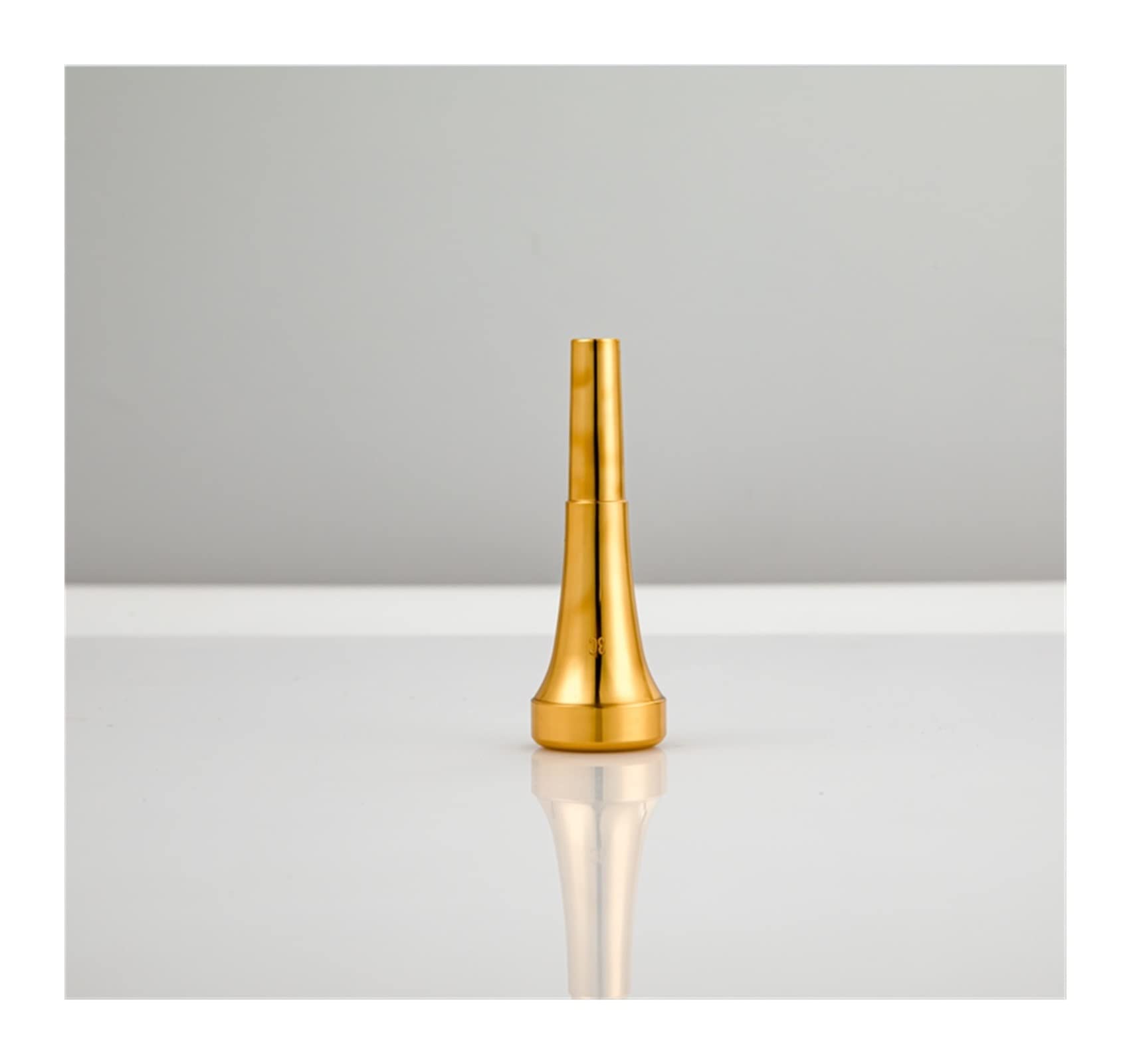 BB Trumpet Boquilla Silver/Chapado En Oro Coporte De Cobre Musical Instrumentos De Latón Accesorios Trompeta Juego reemplazo de saxofón (Color : Brass 5C)