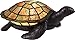 Quoizel TF3694VB Sawback Tiffany Turtle Table Lamp Lighting, 1-Light, 15 Watt, Vintage Bronze (4"H x 11"W)