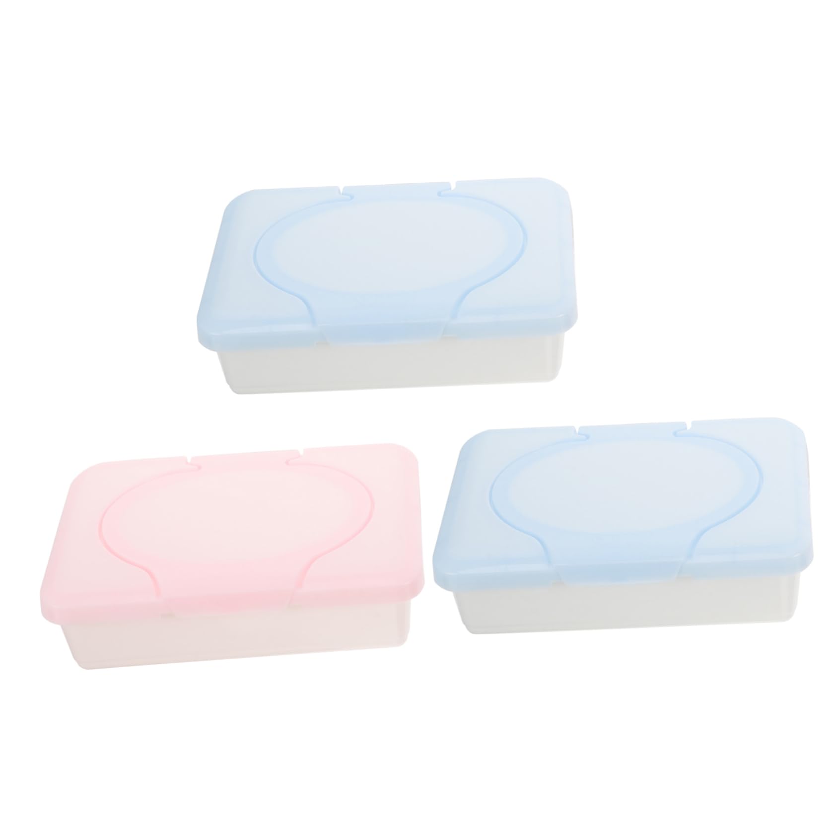 Cabilock Mini Baby Wipes Box Custom Low-Profile Wipes Storage Container Pp Material Color