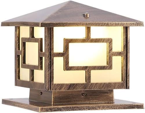 Réverbère de jardin E27 lampe colonne étanche pour pilier et pelouse