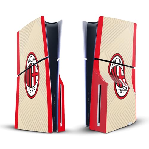 Skin AC Milan PS5 Slim Disc Edition Head Case Designs Autocollant Console