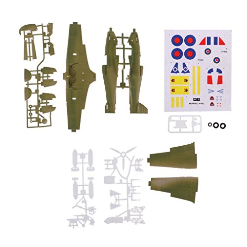 Tubayia 1:48 DIY montaje británico helicóptero combate avión modelo decoración niños juguete regalo