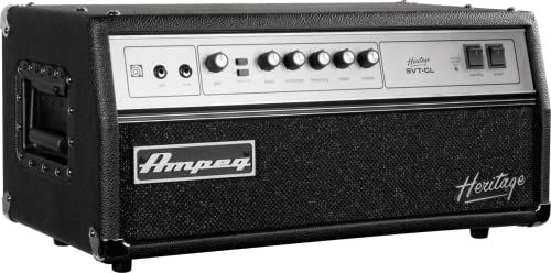 Tê te Ampli Basse 300W lampes 2ou4 ohms Série Héritage Ampeg - Les Beatles, Paul McCartney, John Lennon, RIngo Starr, George Harrison Tê te Ampli Basse 300W lampes 2ou4 ohms Série Héritage Ampeg
