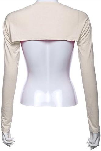 YEESAM Bolero Shrugs for Women Long Sleeve Arm Sleeves Hijab Accessories One Size - Image 2