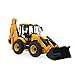JAMARA 404980 JCB Loader 1:20 2.4GHz, Lift/Lower/tilt, Boom and Rear Shovel and Excavator Manual, 2 Wheel Drive, Realistic Engine Sound (can be Switched Off), Yellow, One Size