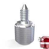 Mixer Thumb Screw Knob Fits for KitchenAid, Durable Aluminum Attachment Knobs Replacement Parts for KitchenAid Mixers, Replaces 9709194, 4162142, 240374 (Aluminium)