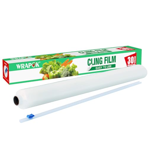 Image of Catering Cling Film Dispenser and Cutter for Kitchen, 450mm x 30m