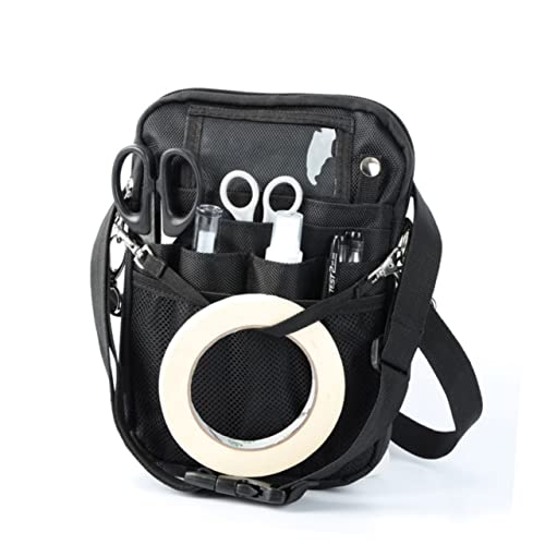 Pochette infirmière bandoulière en maille avec multiples compartiments pour outils médicaux - 5
