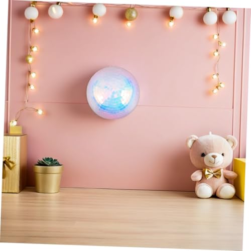 Bola espejada decorativa para hogar, hemisferio reflectante para escenario y adornos de árbol de Navidad, material de espuma y plástico para decoración de bodas, fiestas y discotecas miniatura 7