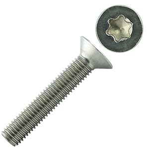 Eisenwaren2000 M4x6 Śruby Wpuszczane Torx 30 sztuk