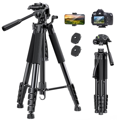 Trépied pour appareil photo 188 cm stable contre les photos floues