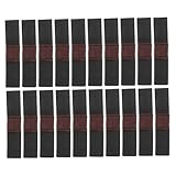 Cabilock 20 Stück Teiliges Möbelbodenschutz Filzpolster mit rutschfeste Bogenförmige Stuhlbeinschoner Geräuschdämpfend Passform für Stuhlbeine Schutz für Fliesen und Parkett