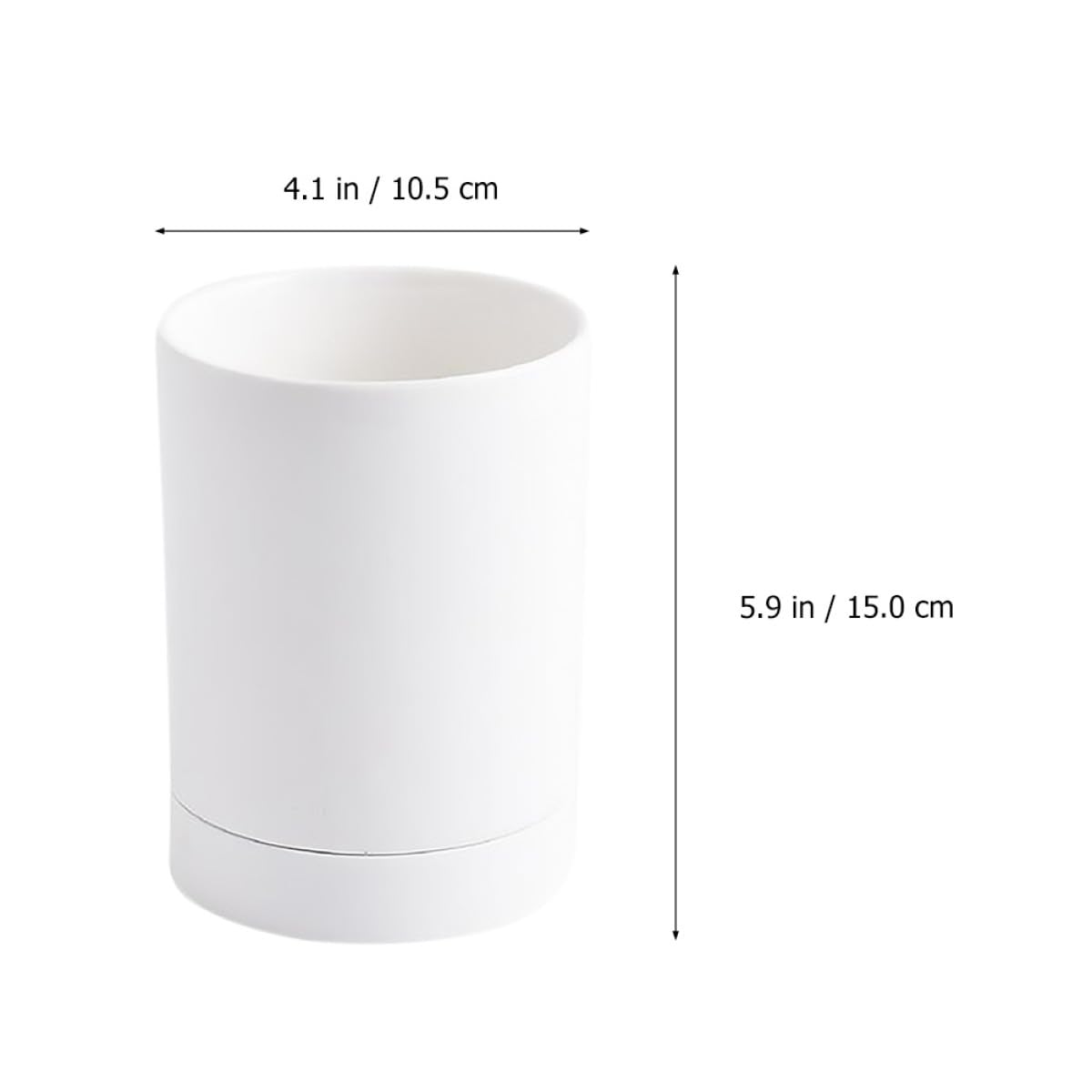 Porte-ustensiles Multipurpose Égouttoir Blanc en Céramique Cuisine Organisateur Pratique pour Baguettes pour Comptoir Cuisine