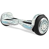 MightySkins Carbon Fiber Skin for Razor Hovertrax 1.5 Hover Board - Blue Seashells | Protective, Durable Textured Carbon Fiber Finish | Easy to Apply, Remove, and Change Styles | Made in The USA