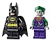 LEGO Super Heroes DC Batman Minifigure Combo - Batman with Batcape and Bat-a-rang & Joker in Orange Bow tie with Crowbar