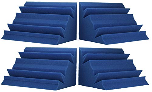 NEW LEVEL Ice Blue Acoustic Foam Bass Trap Studio Corner Wall 12