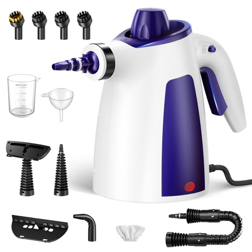 Handheld Steam Cleaner, 230&deg;F Pressurized Steamer with No Water Spitting & Continuous Steam, 350ML...