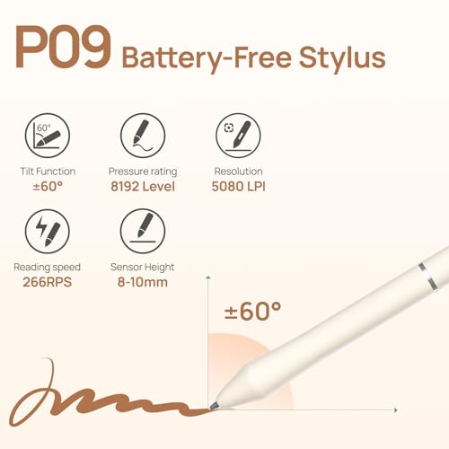 Image of Parblo Drawing Tablet Ninos Q for Android Phone,6.3x4.5 inch Mobile Digital Graphic Tablet with 4 Device switches,5 Shortcut Keys,Battery-Free Stylus,for Android Device,Window,Mac