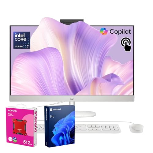 HP 2025 Pro 27 Business All-in-One Desktop 27C` FHD ^b`XN[AIntel Core Ultra 7 155UA64GB DDR5 RAMA2TB SSD Wi-Fi 6AEFuJAL KB