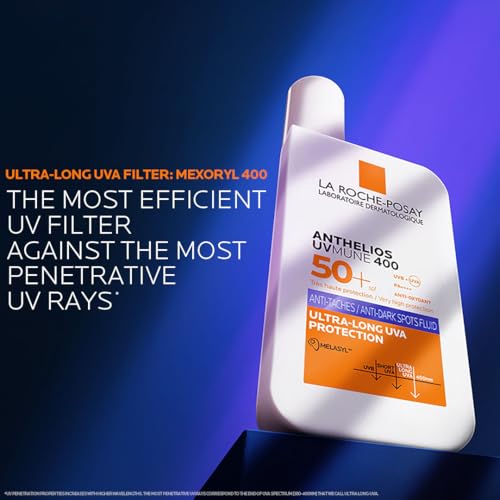 Image of La Roche-Posay Anthelios UVMune Anti-Dark Spot Fluid Sunscreen SPF50+, 50ml (Pack of 2)