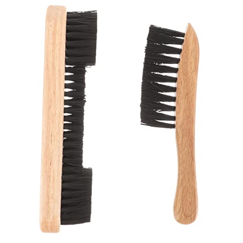 KOMBIUDA Pool Table Brush Set 2pcs Billiard Table Cleaner Dust Removal Tool Billiards Cleaning Supplies