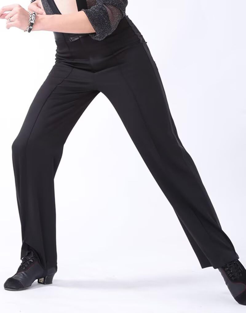 Pantalones de baile latino para hombre y niño, modernos, cuadrados, perfectos para jazz, rumba, tango, salsa
