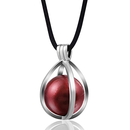 Eudora Harmony Ball Baby Soft Chime Spheres Locket Pendant & 20Mm Musical Ball Pendant Necklace #TOP19