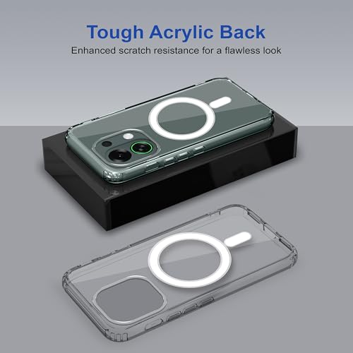 Image of Zapcase Back Case Cover for Oppo K13 Turbo 5G | Compatible for Oppo K13 Turbo 5G Back Cover | Compatible with MagSafe | Scratch-Resistant Back Cover | Clear